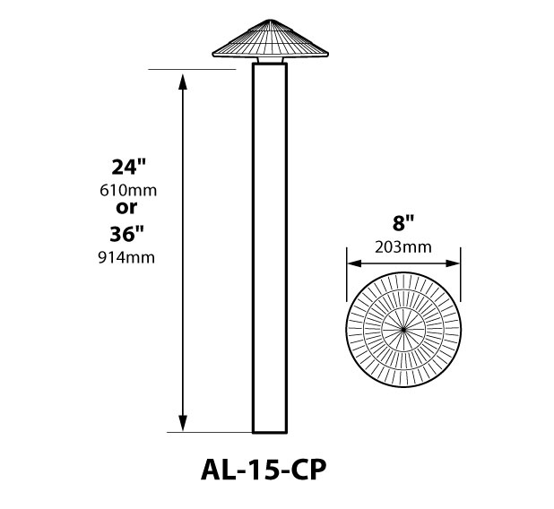 Focus AL-15-CP Commercial Post Area Light