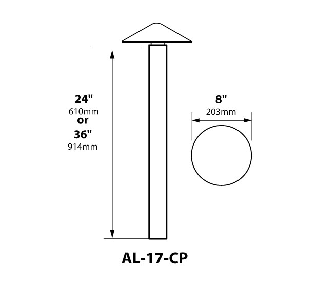 Focus AL-17-CP Commercial Post Area Light