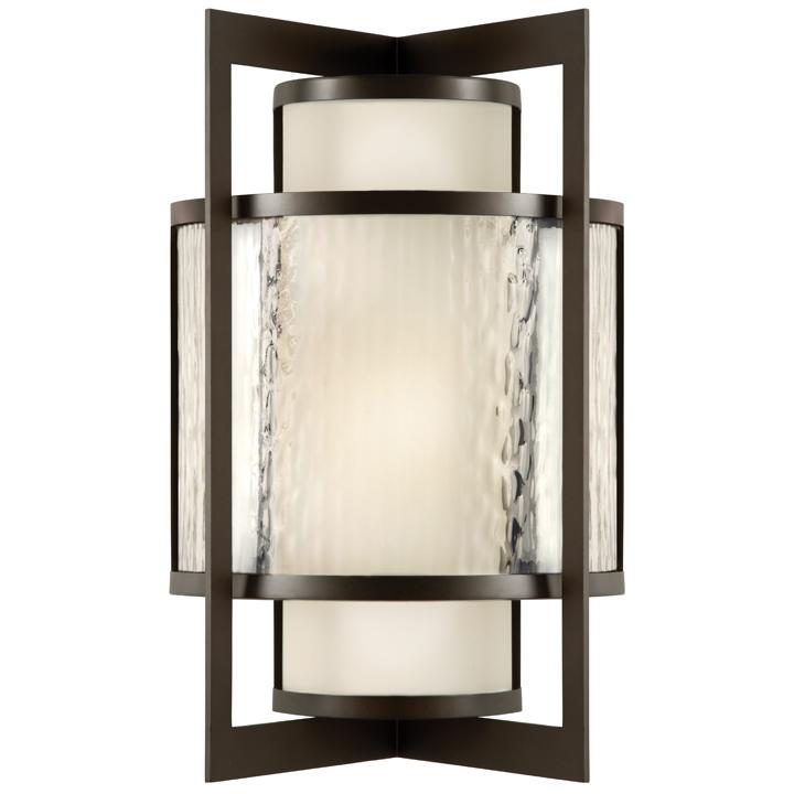 Singapore Moderne Outdoor 19"H Outdoor Wall Sconce #818181ST