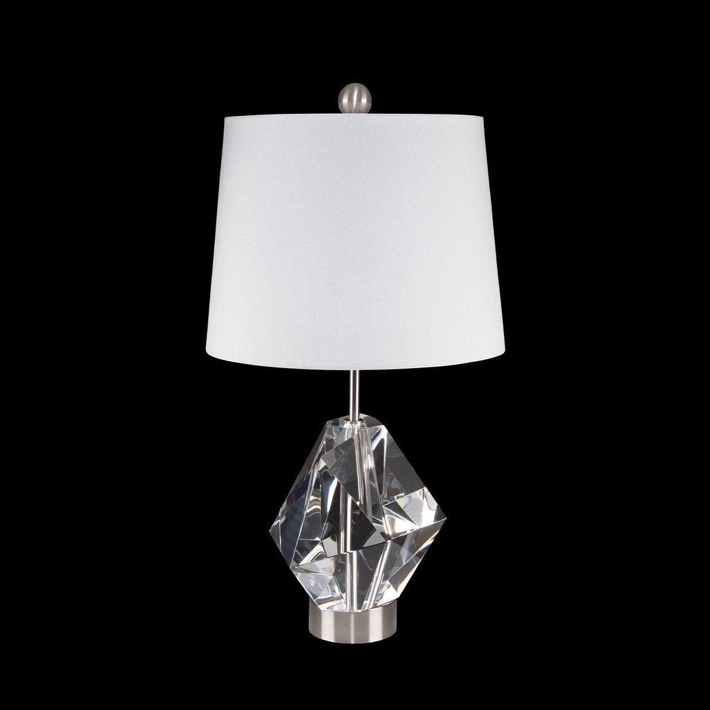 Crystal Lamps 24.5"H Table Lamp #907310ST