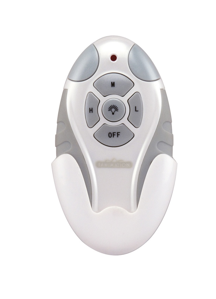 CRL4WH Ceiling Fan Remote Control with Receiver Non-Reversing - Fan Speed and Light - White