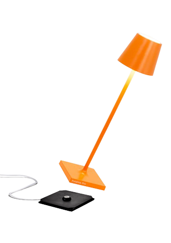 Orange Poldina Pro Micro Wireless Table Lamp