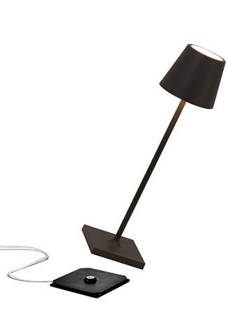 Black Poldina Pro Micro Wireless Table Lamp
