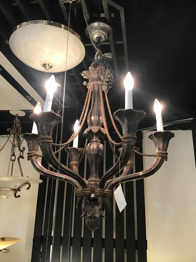 Solid Wood Hand Made Chandelier
