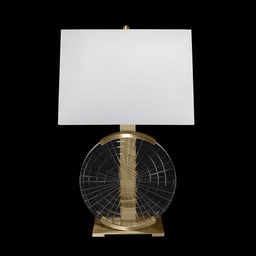 [906010ST] Crystal Lamps 25.8"H Table Lamp #906010ST