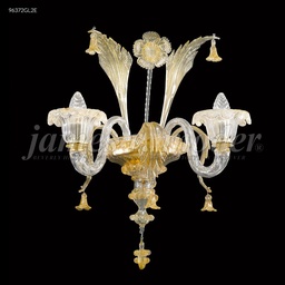 [96372GL2E] Murano Collection 2 Light Wall Sconce