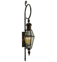[125505] 12" Wide August Lantern Wall Sconce
