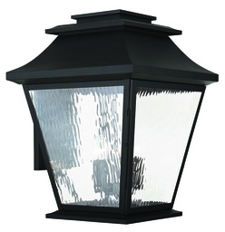[20245-04] 5 Light Black Outdoor Wall Lantern