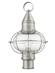 [26905-91] 1 Light BN Outdoor Post Lantern