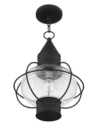 [26906-04] 1 Light Black Outdoor Chain Lantern