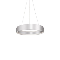 Halo 23-in Brushed Silver LED Pendant