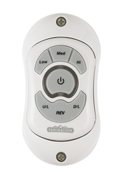 [TR22WH] 3 Speed Hand Held Ceiling Fan Remote Reversing - Fan Speed and Uplight/Downlight - White