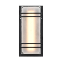 [AC9191BK] Sausalito 15W LED Outdoor Wall Light Black