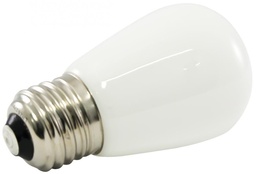 PREM LED S14 LAMP,FROSTED GLASS,1.4W,120V,E26,5500K WH,60LM, 75 CRI