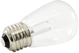 [PS14-E26-WH] PREM LED S14 LAMP,TRANSPARENT GLASS,1.4W,120V,E26,5500K WH,48LM, 75 CRI