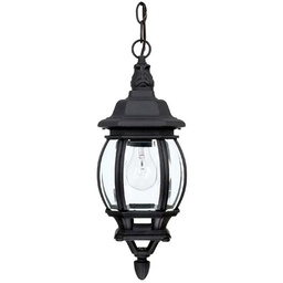 [9868BK] 1 Light Outdoor Hanging Lantern