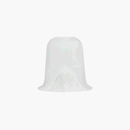 [G223] White Faux Alabaster Glass
