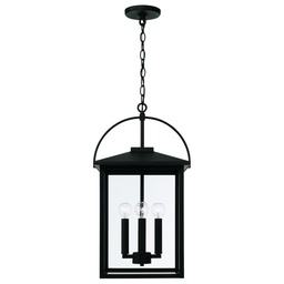 [948042BK] 4-Light Outdoor Hanging-Lantern