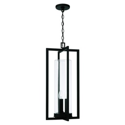 [948232BK] 3-Light Outdoor Hanging-Lantern