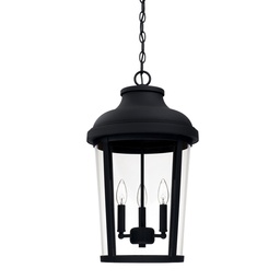 [927033BK] 3 Light Outdoor Hanging Lantern
