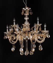 [L 1140/12/021] Tomia Lighting Athens Crystal Chandelier
