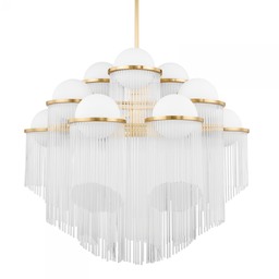 [398-38-AGB] 12 Light Chandelier