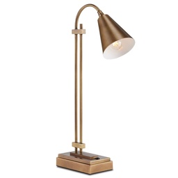 [6000-0782] Symmetry Brass Desk Lamp