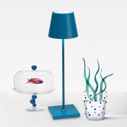[LD0340A3] Blue Poldina Pro Wireless LED Table Lamp
