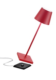 [LD0340F3] Red Poldina Pro Wireless LED Table Lamp