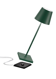 [LD0340M3] Green Poldina Pro Wireless LED Table Lamp