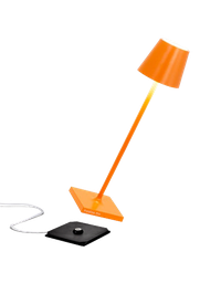 [LD0490Z3] Orange Poldina Pro Micro Wireless Table Lamp